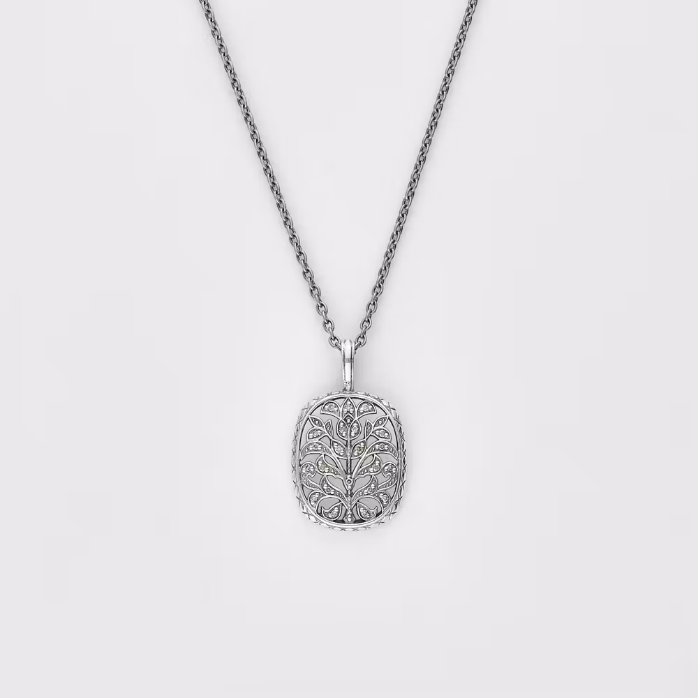 シルバーダイヤモンドネックレス（0.06ct ）