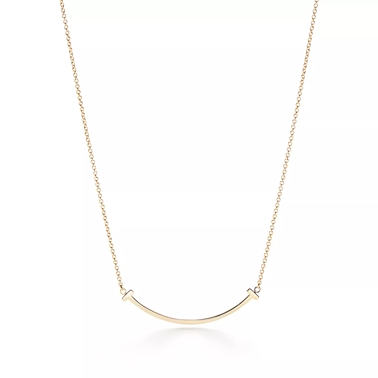 スマイル ペンダント イエローゴールド（スモール）