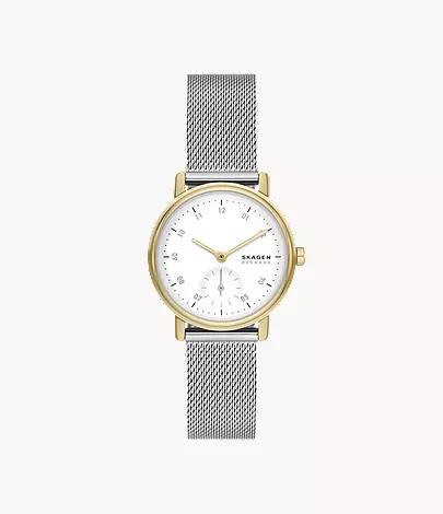 KUPPEL LILLE 二針 サブセコンド ステンレススチール メッシュウォッチ